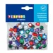 PlayBox: Samolepilni kristalni kamenčki 150kosov 10-14mm slika 1