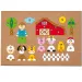 Plutovinasta tabla z živalskimi figuricami Igralni komplet - Woodyland