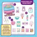 Puffy Pouches: Pufi charm design set - sladkarije slika 2