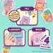 Puffy Pouches: Pufi charm design set - sladkarije slika 3