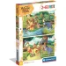 Medvedek Pu 2x60 kosov Supercolor puzzle - Clementoni