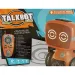 RC interaktivni TalkBot robot z načinom delovanja walkie-talkie v oranžni barvi 2,4 GHz