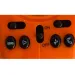 RC interaktivni TalkBot robot z walkie-talkie načinom v oranžni barvi 2,4GHz slika 5