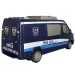 RC Policijski SWAT minibus na daljinsko upravljanje z lučjo 27 MHz v merilu 1/32 25 cm
