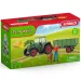 Schleich: Kmetijska svet - Igrača set s traktorjem in prikolico (42608) slika 1