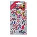 Set 3D napihnjenih nalepk Roboti Transformerji na listu 10 x 22 cm