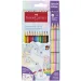 Set barvnih svinčnikov 10+3 pastelnih barv Faber-Castell: Grip Samorog
