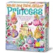 Svetleča princesa gipsasti magnet za hladilnik ustvarjalna igrača slika 1