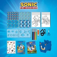 Sonic Kreativni barvni set v torbi – Lisciani slika 3
