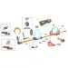 Speed Track 20-delni set dirkalne steze z zanko in avtomobilom 1/64 na poteg nazaj