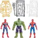 Spider-Man Povsem nov dan: ActionVerse Akcijska figura 3-delni set – Hasbro slika 2
