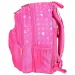 Spirit: Ergonomska šolska torba roza barve z bleščicami z motivom srčka