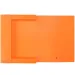 Spirit: Neon oranžna plastična mapa z gumo mere A4