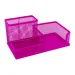 Spirit: Roza namizni organizator s kovinsko mrežo 205x103x98mm