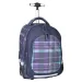 Spirit: Trolley Šolska torba, nahrbtnik na kolescih, z vijoličnimi kockami
