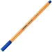 Stabilo: Point 88 Tanki flomaster v modri barvi 0,4mm