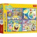 Svet Spužve Boba 4x250 kosov puzzle - Trefl