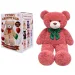 Teddy Greetings: Berry Hugs plišasti medvedek v beli darilni škatli 120cm
