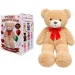 Teddy Greetings: Honey Hugs plišasti medvedek bel v darilni škatli 120cm
