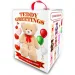 Teddy Greetings: Snežne želje plišasti medvedek v beli darilni škatli 120cm slika 2