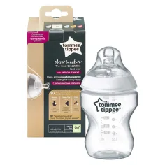 Tommee Tippee: Closer To Nature prozoren cucla 260ml (0 mesecev+) slika 2