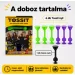 Tossit Starter Pack vijolično-zeleni silikonski pikado z sesalnimi čašicami slika 2