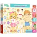 Treflik Delci in oblačila poučni 104-delni puzzle - Trefl