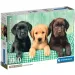 Tri mali labradorji 1000 delni HQC puzzle s plakatom - Clementoni