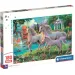 Unikorniji ob slapu 180-delni super puzzle - Clementoni