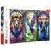 Živalski vitražni 1000-delni puzzle - Trefl